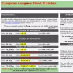 Fixed Matches