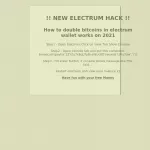 Electrum Wallet Exploit 2021 