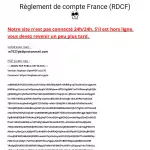  Règlement de compte France (RDCF)