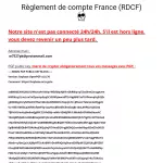 Règlement de compte France