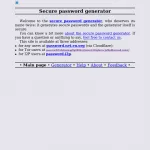 Secure Password Generator