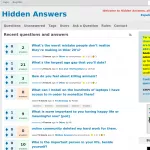 Hidden Answers