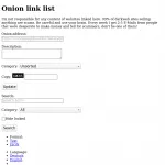 Onion link list